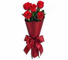 Букет 5 Красных роз Эдлесс Лав в Придорожном