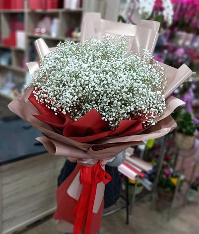 Букет цветов из: Гипсофила в Придорожном