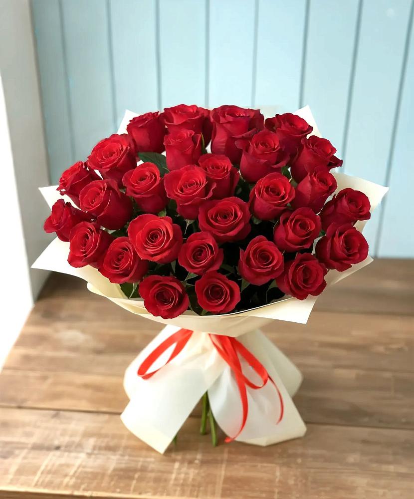 Букет 29 Красных роз в Придорожном