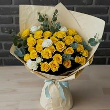 Букет цветов из:  Розы #REPLACE_PRED# Придорожном