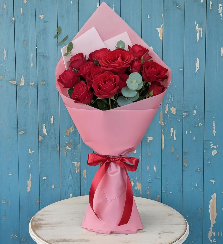 Букет цветов из: Розы в Придорожном