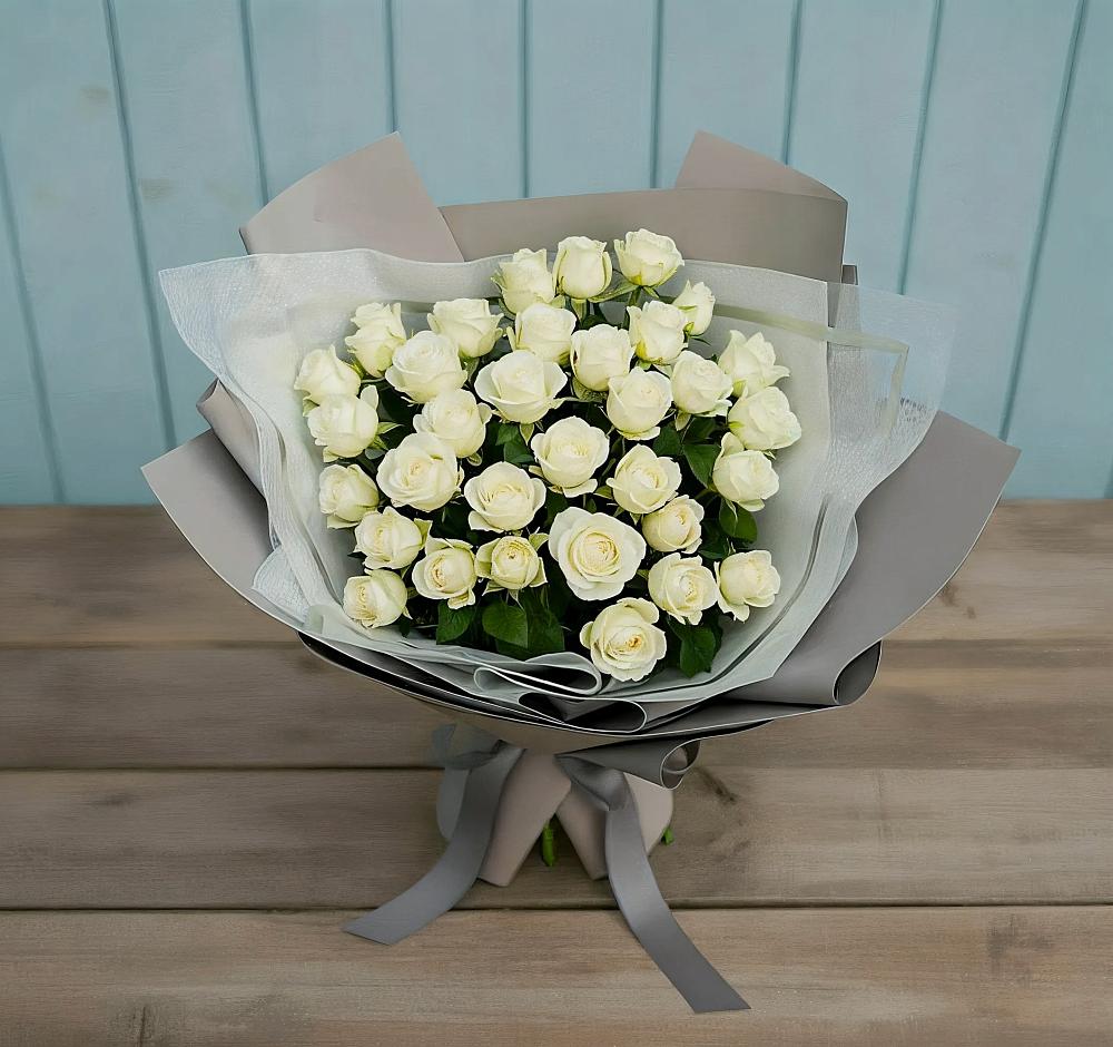 Букет Белоснежная нежность в Придорожном