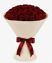 Букет 101 Бордовая роза Блэк Бакарра в Придорожном