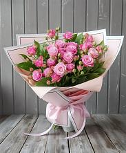 Букет Розовый кустик #REPLACE_PRED# Придорожном