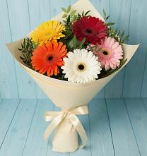 Букет цветов из:  Герберы в Придорожном