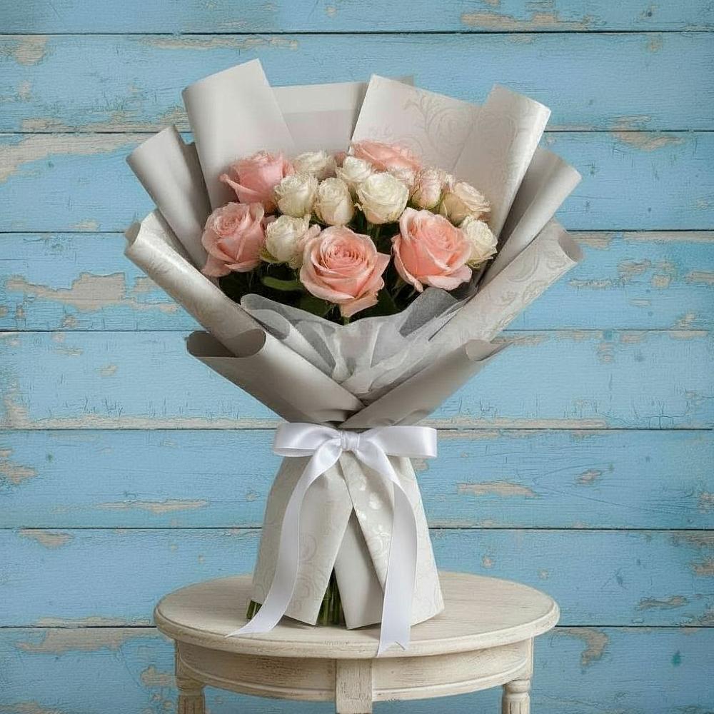 Букет цветов из: Розы в Придорожном