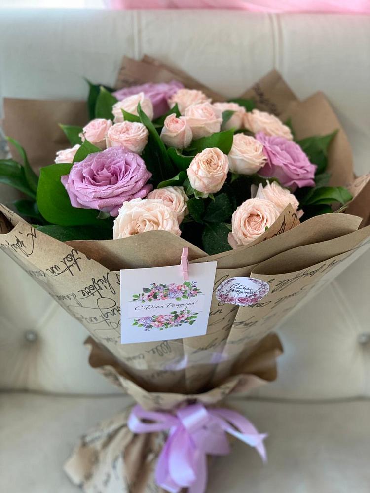 Букет цветов из: Розы в Придорожном