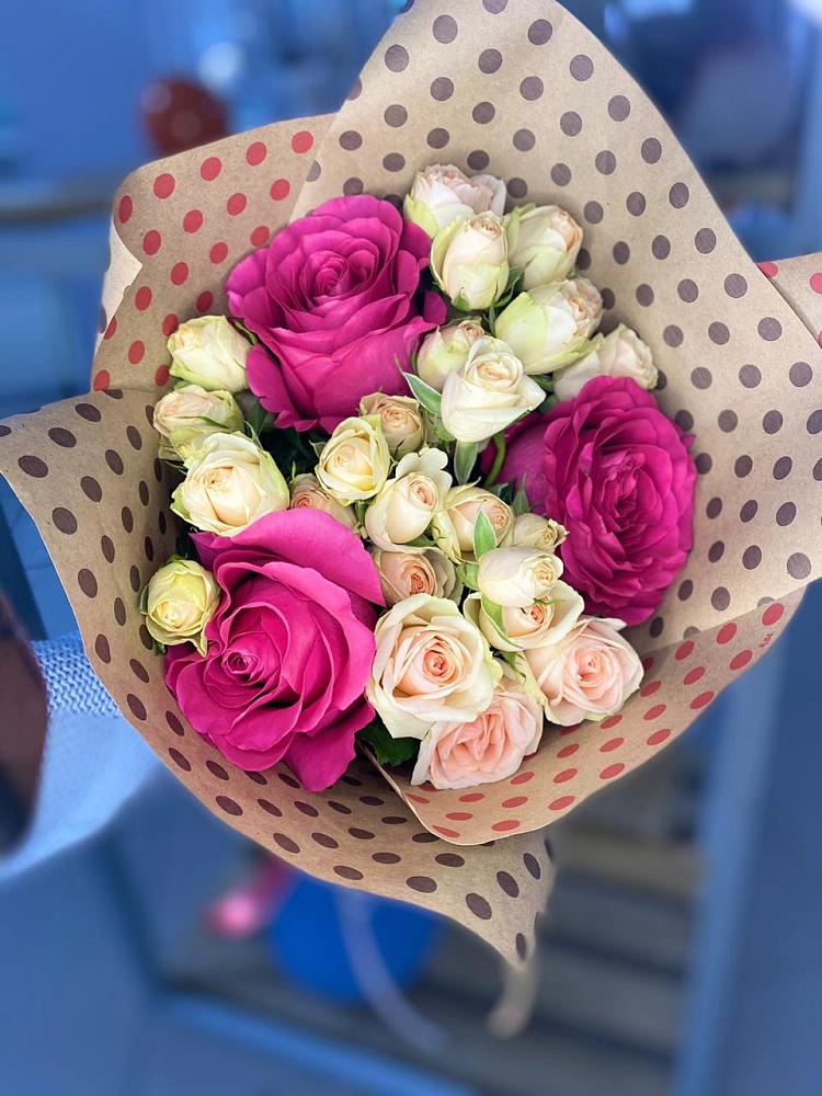 Букет цветов из: Розы в Придорожном