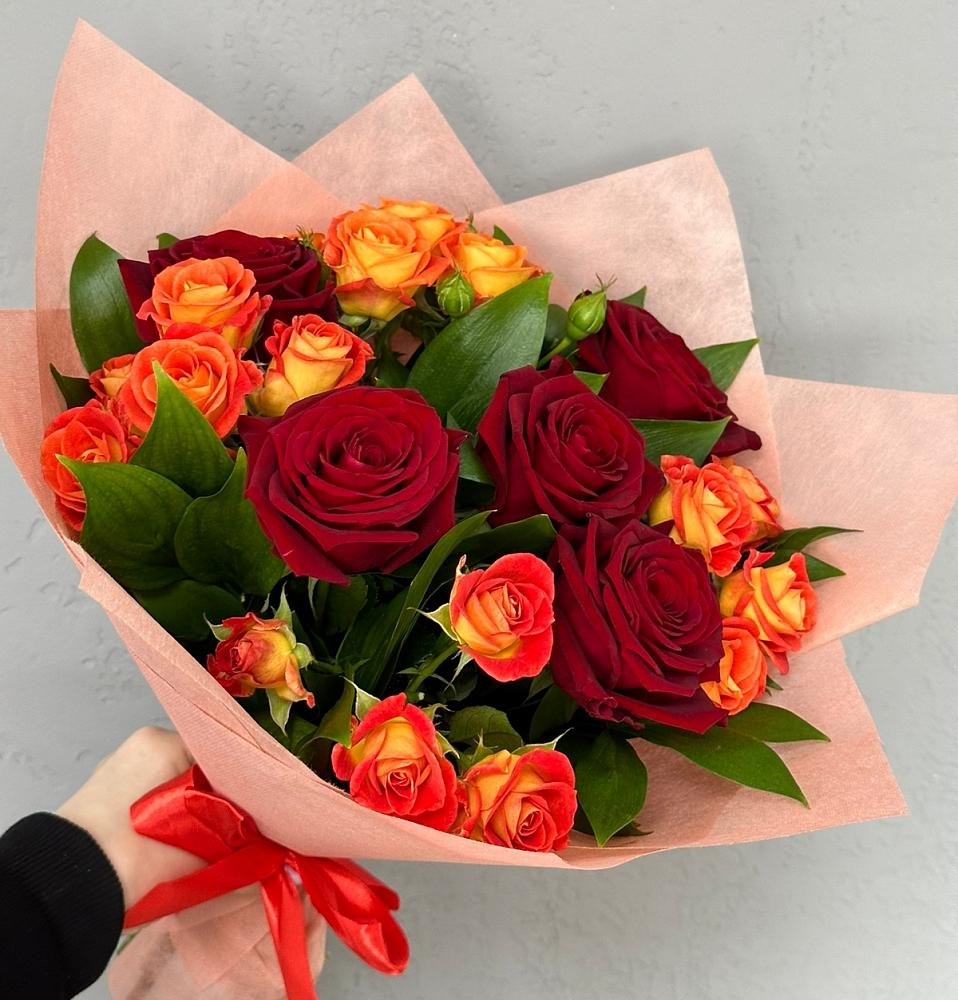 Букет Любовь и восторг в Придорожном