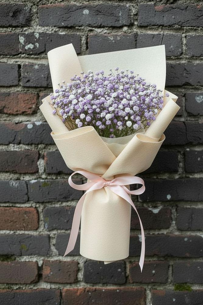 Букет цветов из: Гипсофила в Придорожном