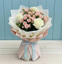 Букет цветов из:  Розы в Придорожном
