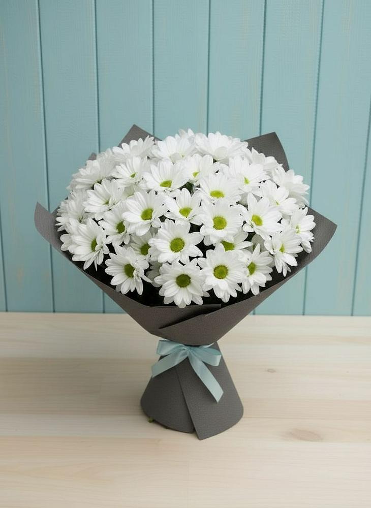 Букет цветов из: Хризантемы в Придорожном