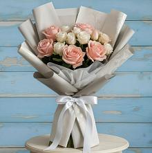 Букет цветов из:  Розы в Придорожном