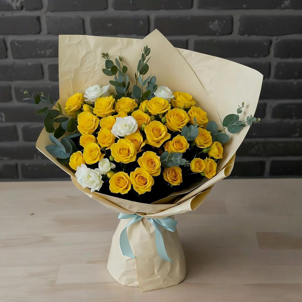 Букет цветов из: Розы в Придорожном