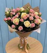 Букет цветов из:  Розы в Придорожном