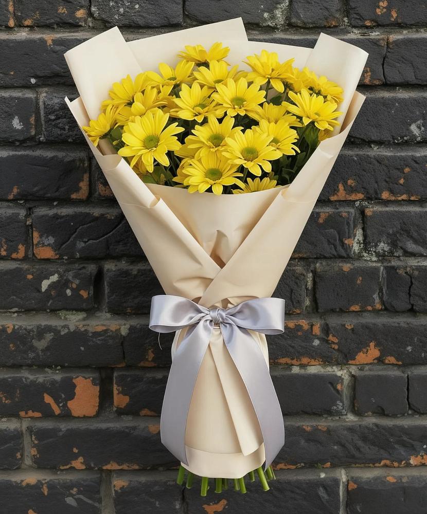 Букет цветов из: Хризантемы в Придорожном