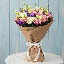 Букет цветов из:  Лизиантусы в Придорожном
