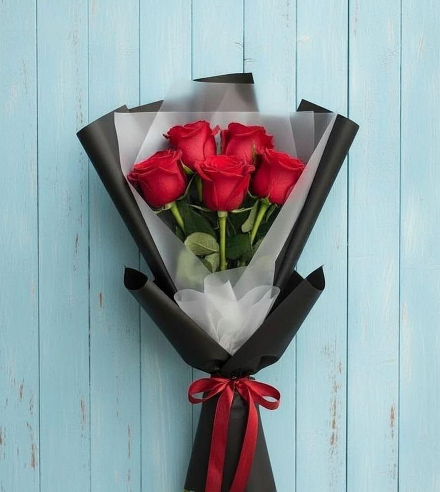 Букет цветов из: Розы в Придорожном